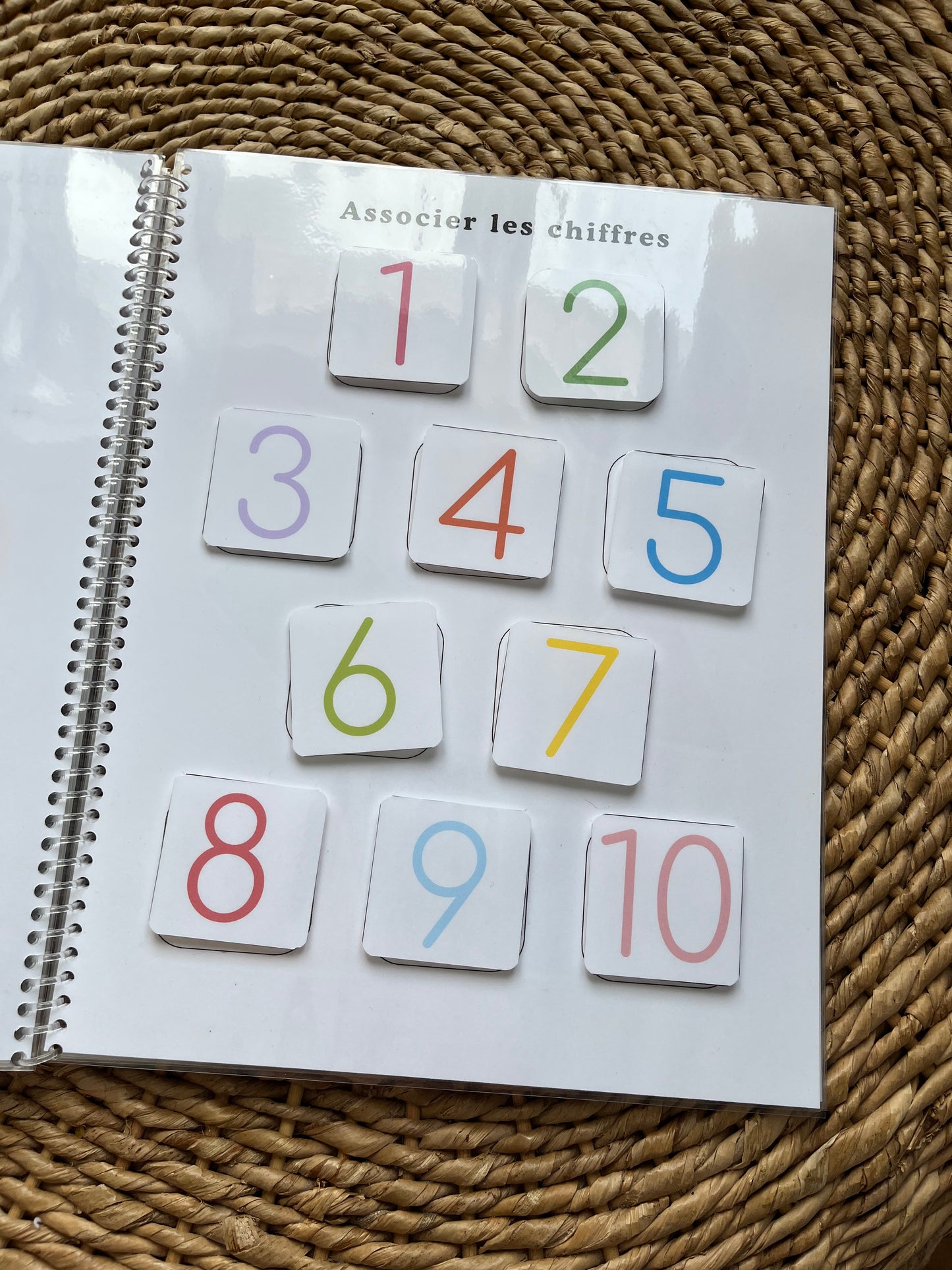Cahier d’apprentissages - My first busy book en français - Aujaco