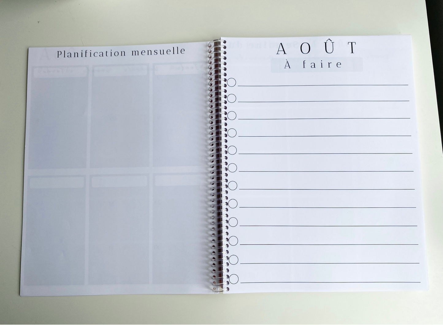 Agenda enseignant 2025-2026 - Pastel rose