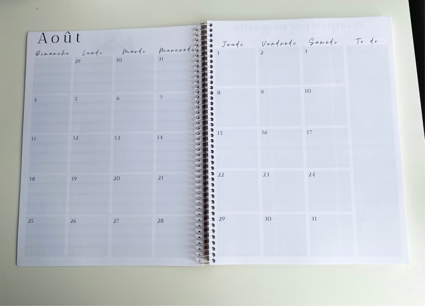 Agenda enseignant 2025-2026 - Pastel rose