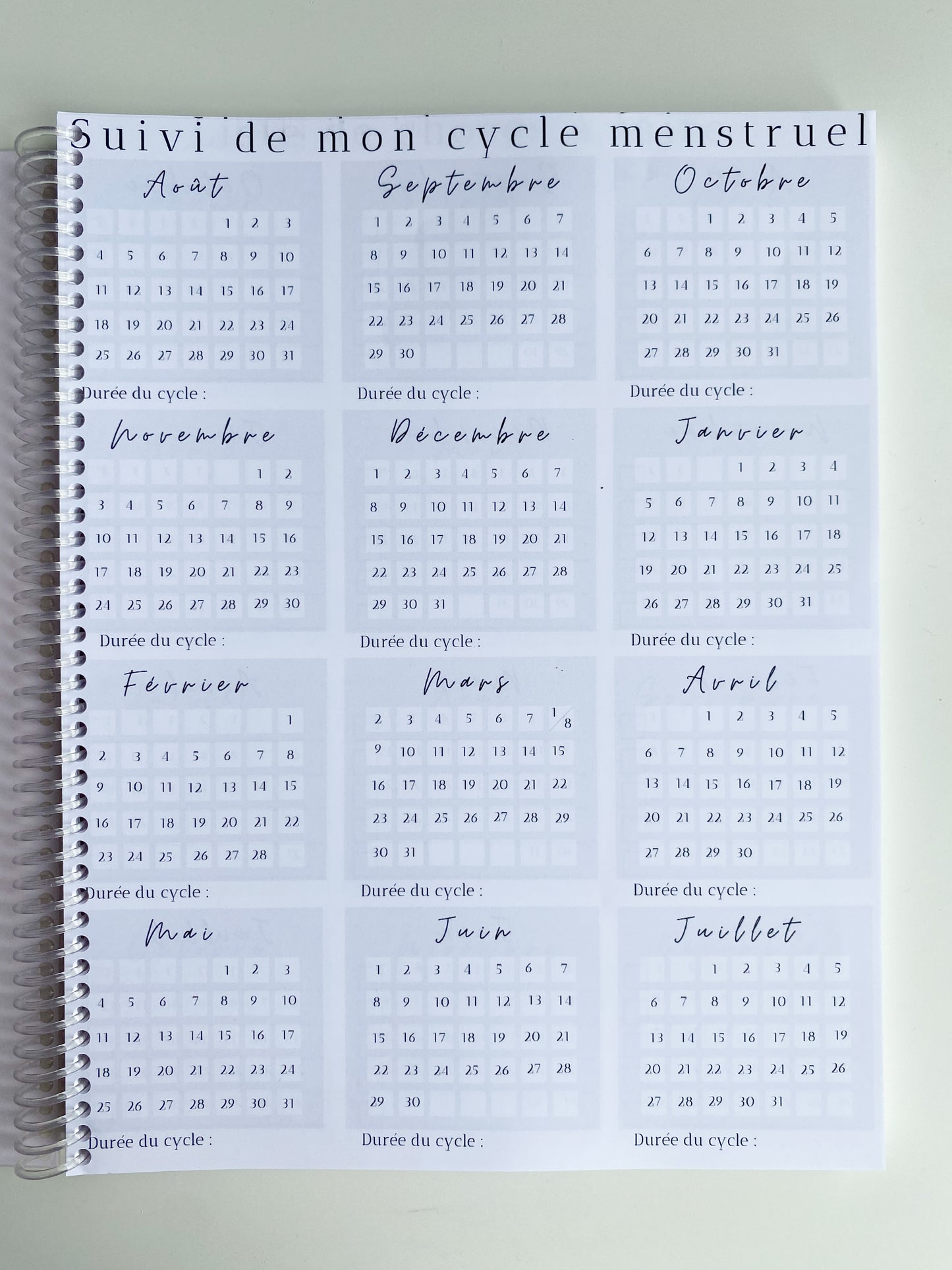 Agenda daté 2025-2026 - Pastel rose