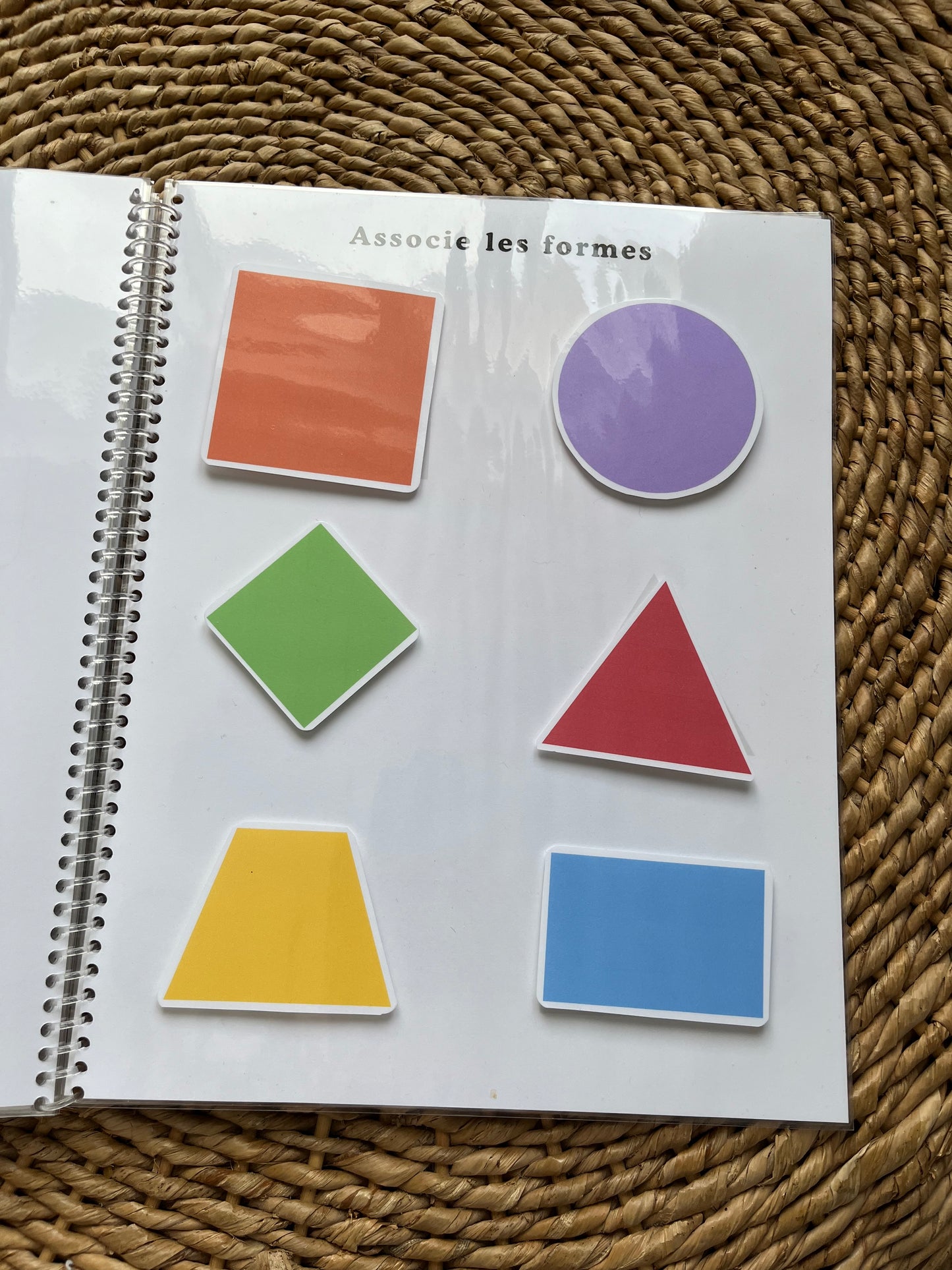 Cahier d’apprentissages - My first busy book en français - Aujaco