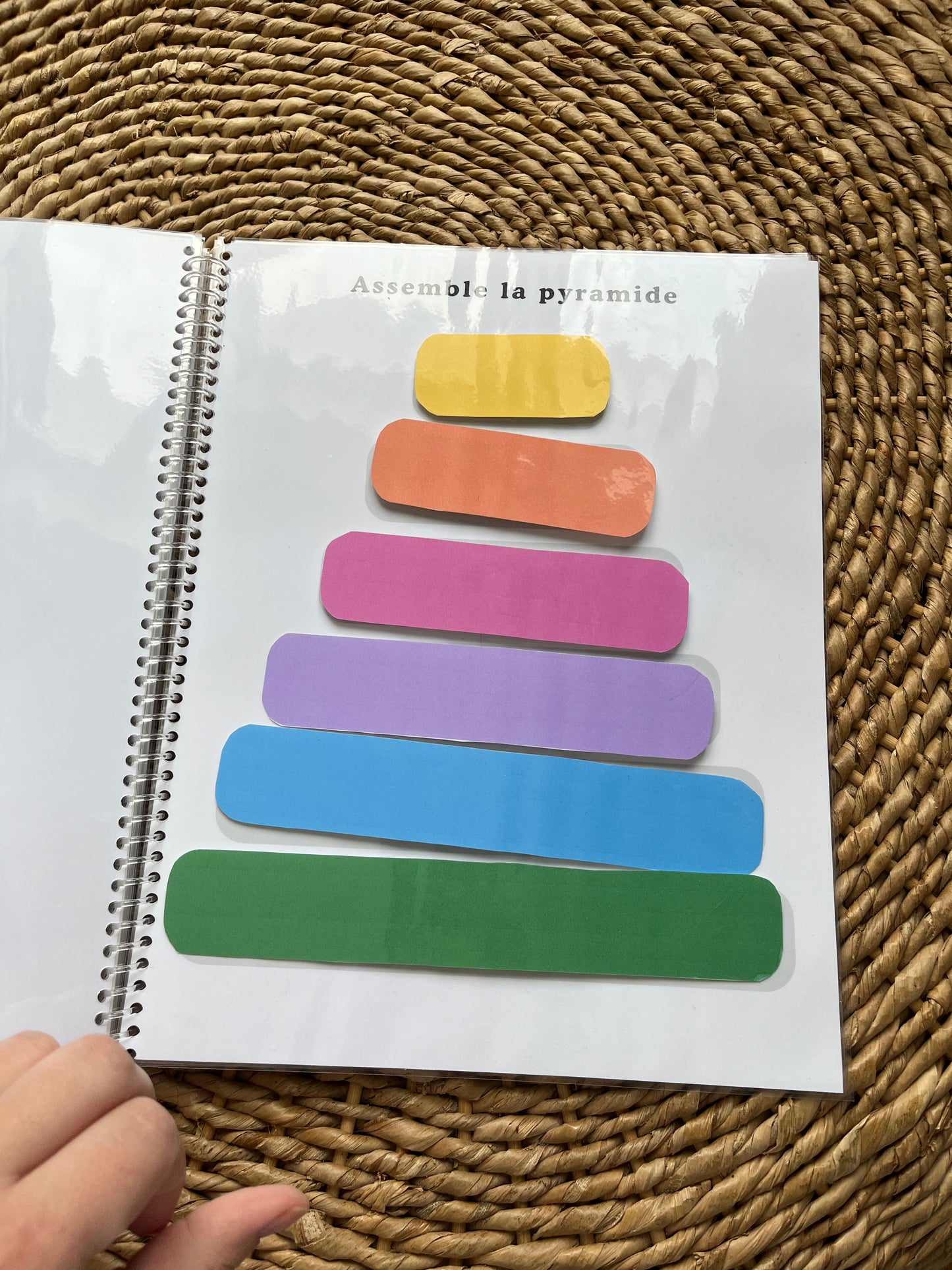 Cahier d’apprentissages - My first busy book en français - Aujaco