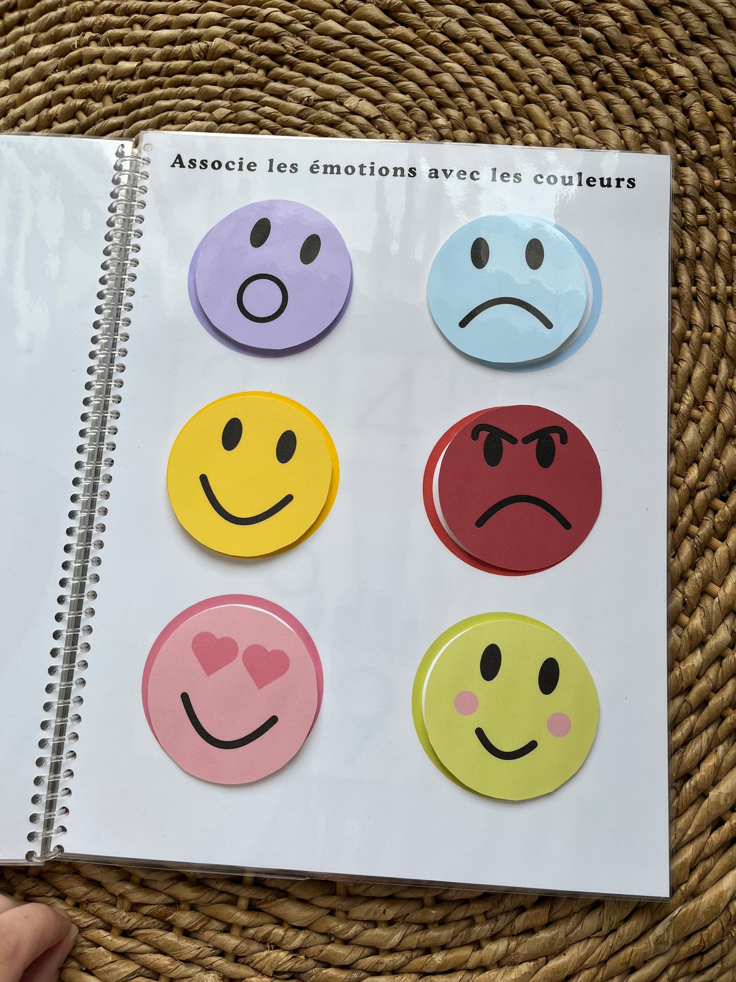 Cahier d’apprentissages - My first busy book en français - Aujaco